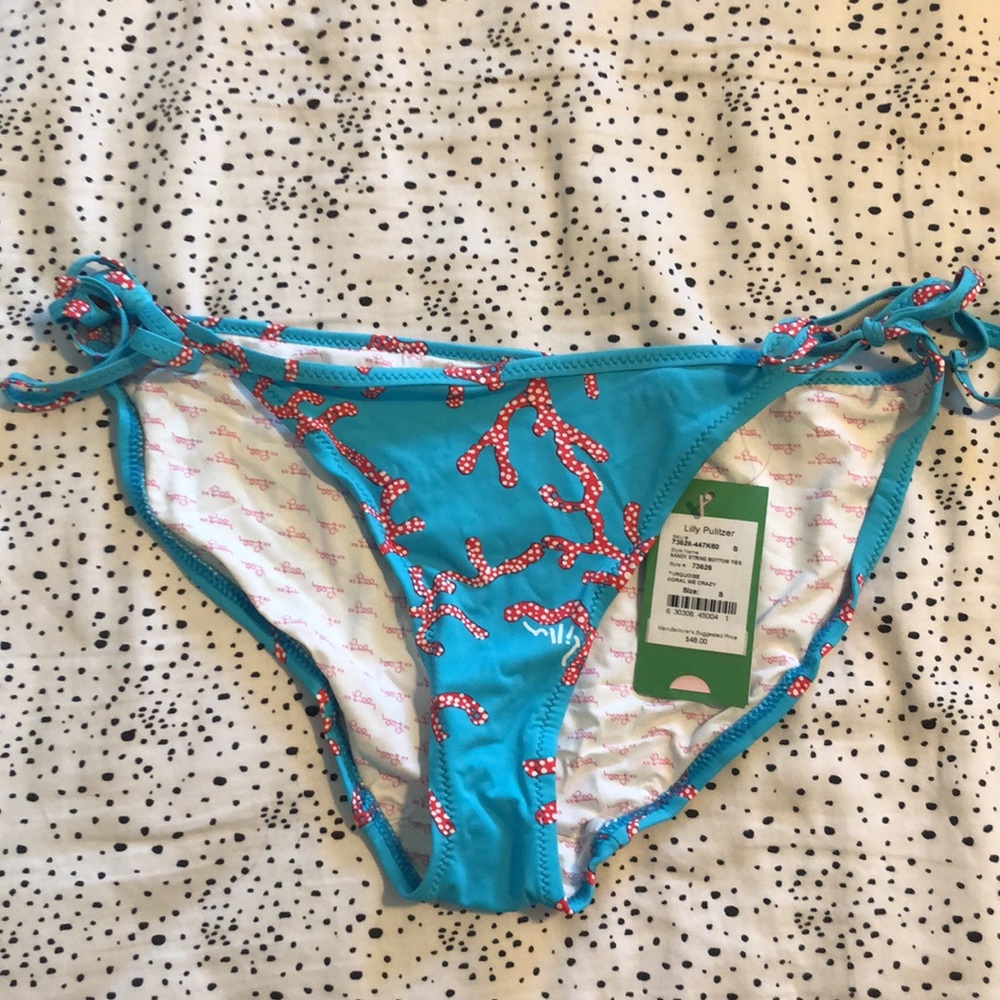 NWT coral me crazy bikini bottom size small